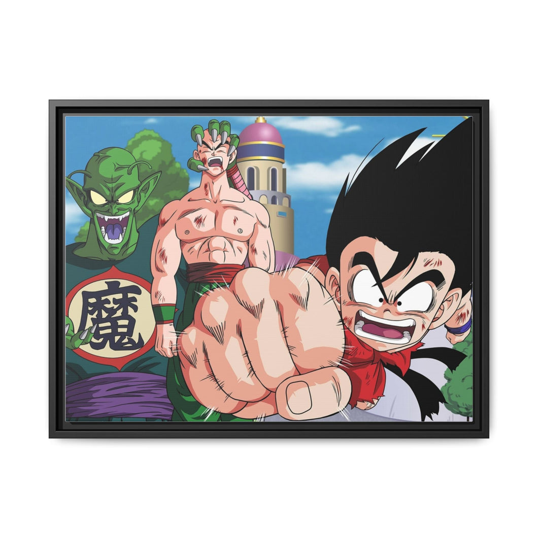 King Piccolo Canvas Framed Art Print