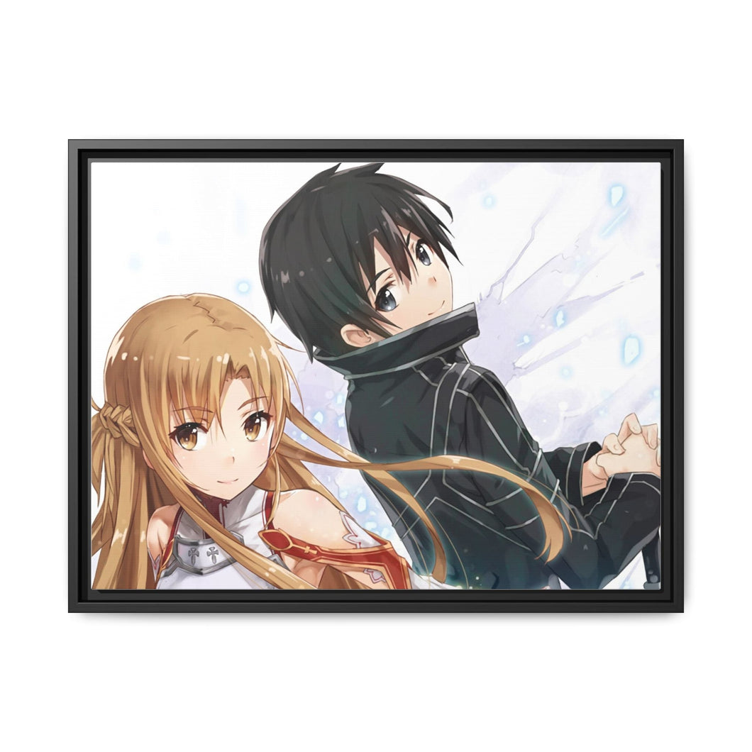 Anime Sword Art Online Canvas Framed Art Print