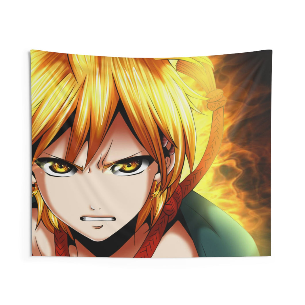 Magi: The Labyrinth Of Magic Alibaba Saluja, Japanese Desk Mat Indoor Wall Tapestry
