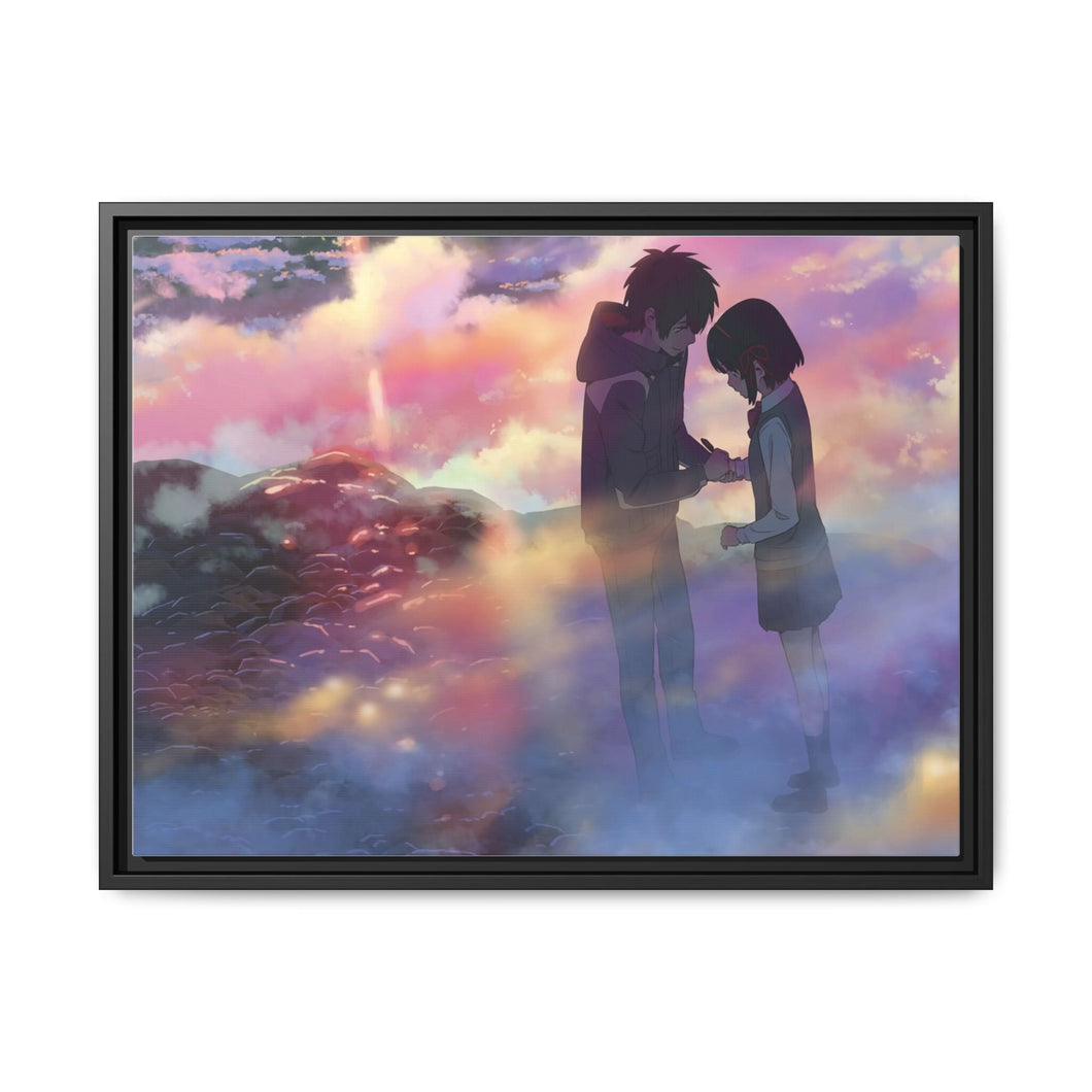 Taki and Mitsuha (Your Name) Canvas Framed Art Print