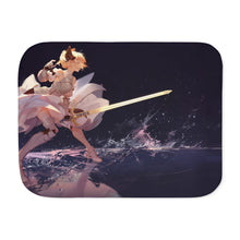 Load image into Gallery viewer, Saber Lily Sherpa Blanket
