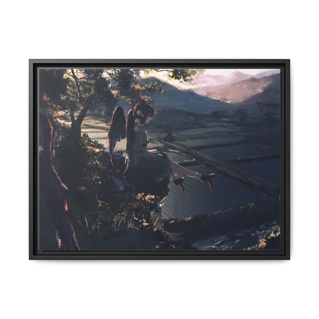 Anime Touhou Canvas Framed Art Print
