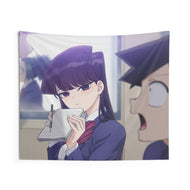 Komi Can't Communicate Komi Shouko, Tadano Hitohito Indoor Wall Tapestry