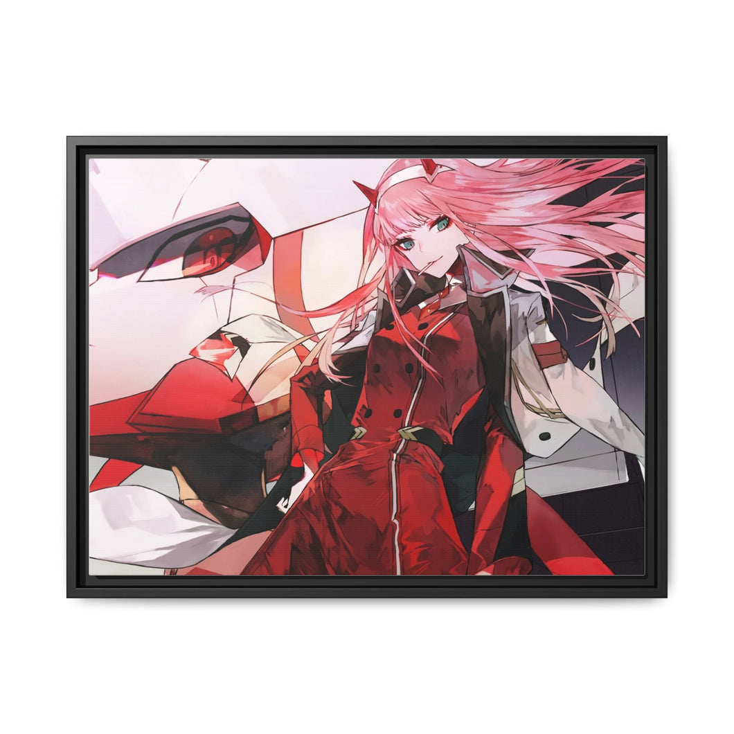 Zero Two Canvas Framed Art Print