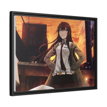 Load image into Gallery viewer, Makise Kurisu &amp; Rintaro Okabe Canvas Framed Art Print
