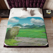 Load image into Gallery viewer, Anime Spirited Awayr Sherpa Blanket
