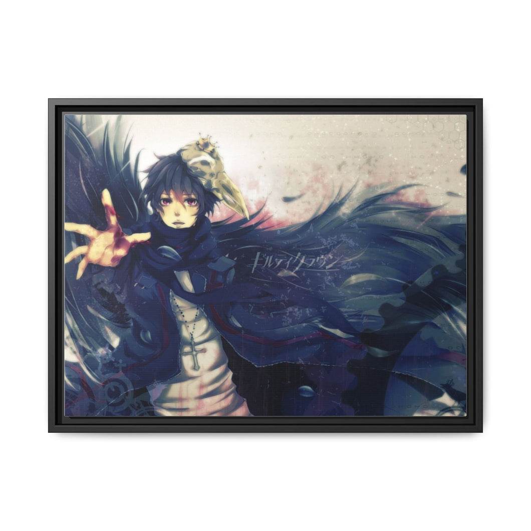 Anime Guilty Crown Canvas Framed Art Print
