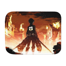 Load image into Gallery viewer, Anime Attack On Titan Sherpa Blanket
