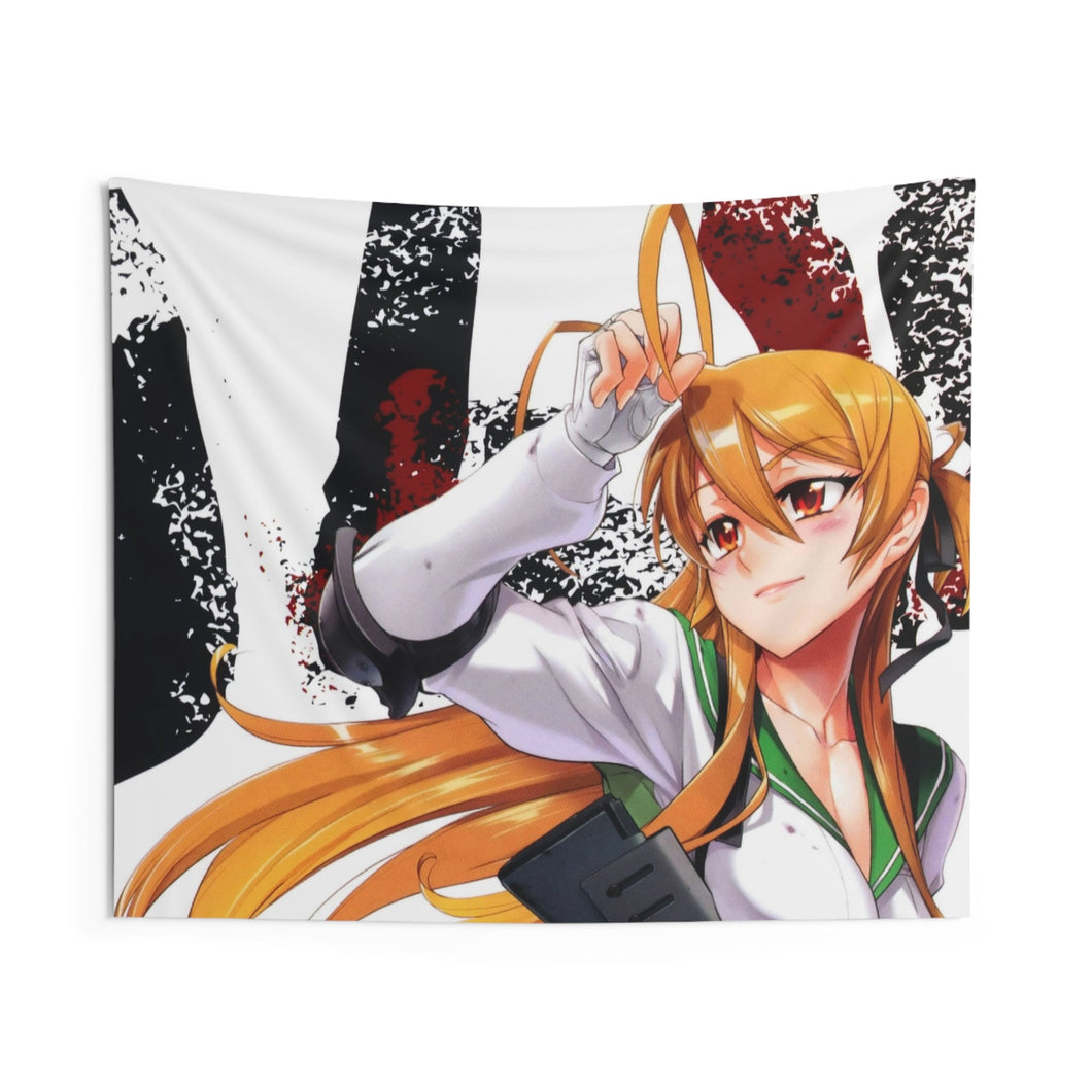 Highschool Of The Dead Indoor Wall Tapestry