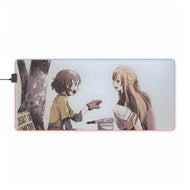 Asuna and Lisbeth RGB LED Mouse Pad (Desk Mat)