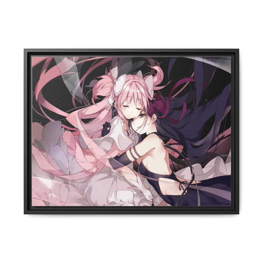Anime Puella Magi Madoka Magica Canvas Framed Art Print
