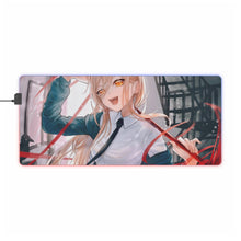 Load image into Gallery viewer, Anime Chainsaw Man RGB LED Mouse Pad (Desk Mat)
