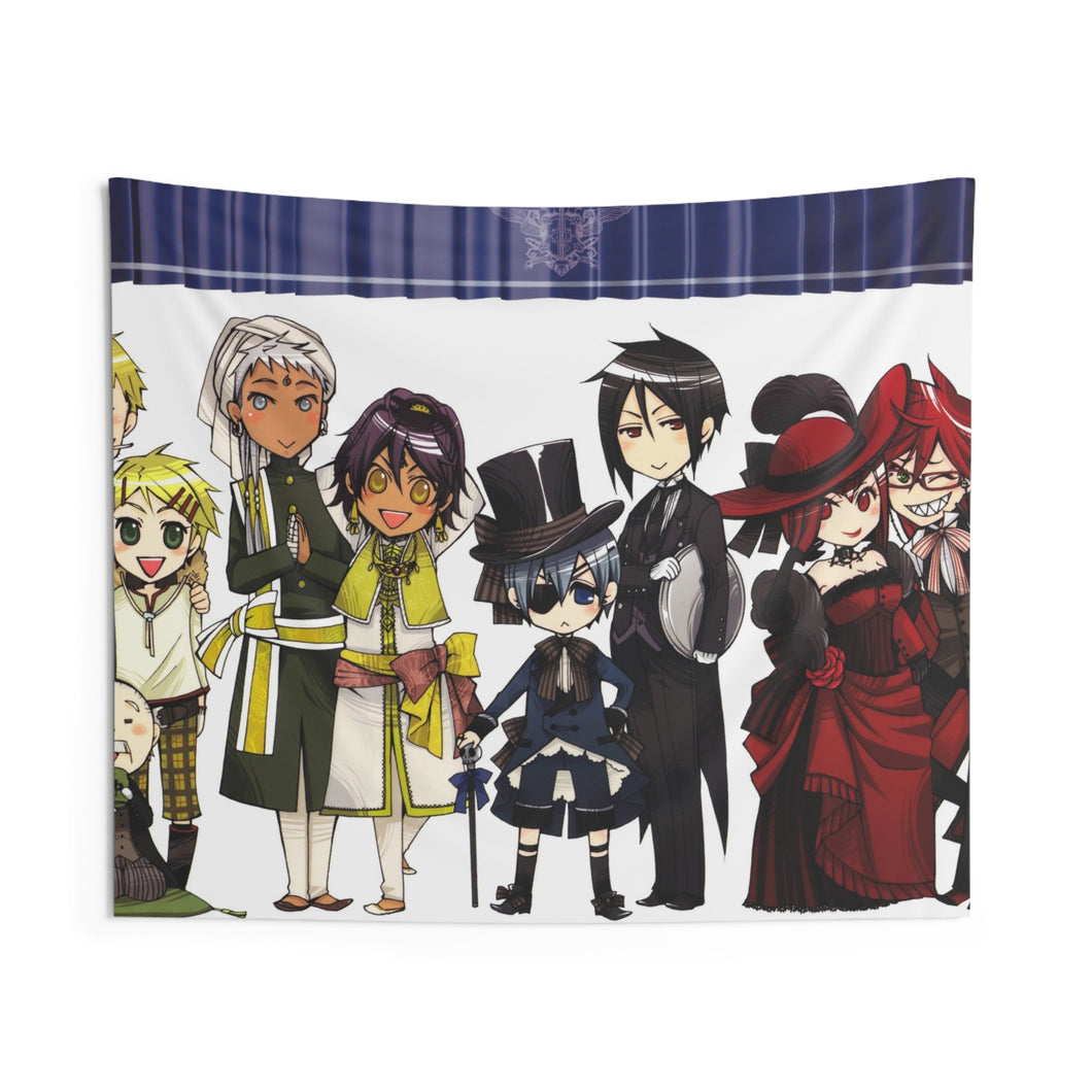 Black Butler Indoor Wall Tapestry
