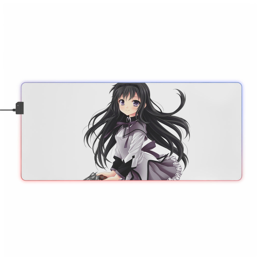 Puella Magi Madoka Magica Homura Akemi RGB LED Mouse Pad (Desk Mat)