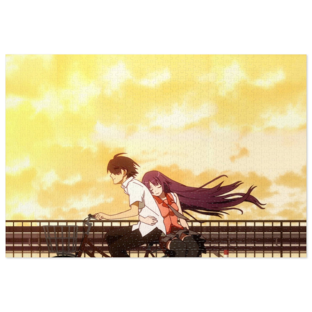 Bakemonogatari Bike Ride Jigsaw Puzzle