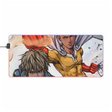 Load image into Gallery viewer, Anime One-Punch Man RGB LED Mouse Pad (Desk Mat)
