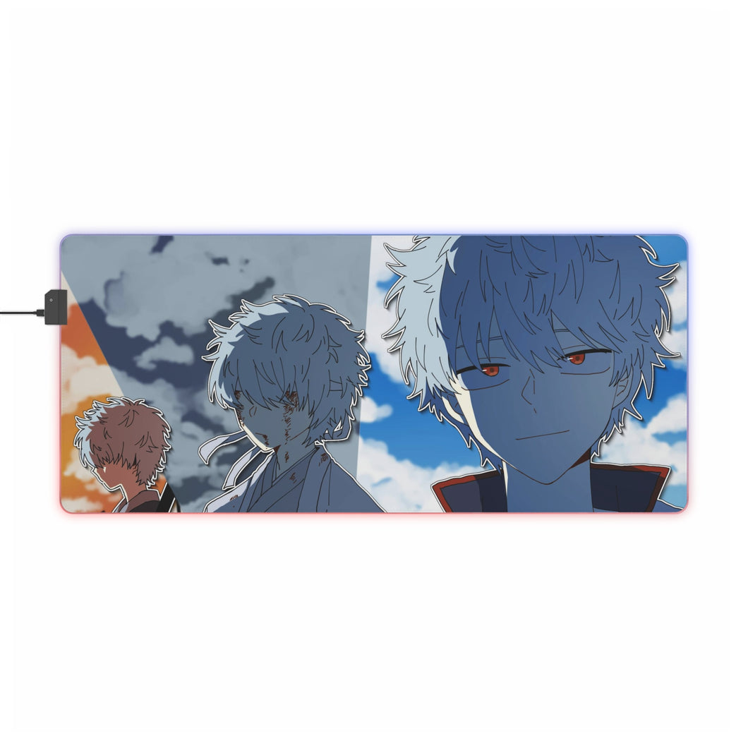 Gintama Gintoki Sakata RGB LED Mouse Pad (Desk Mat)
