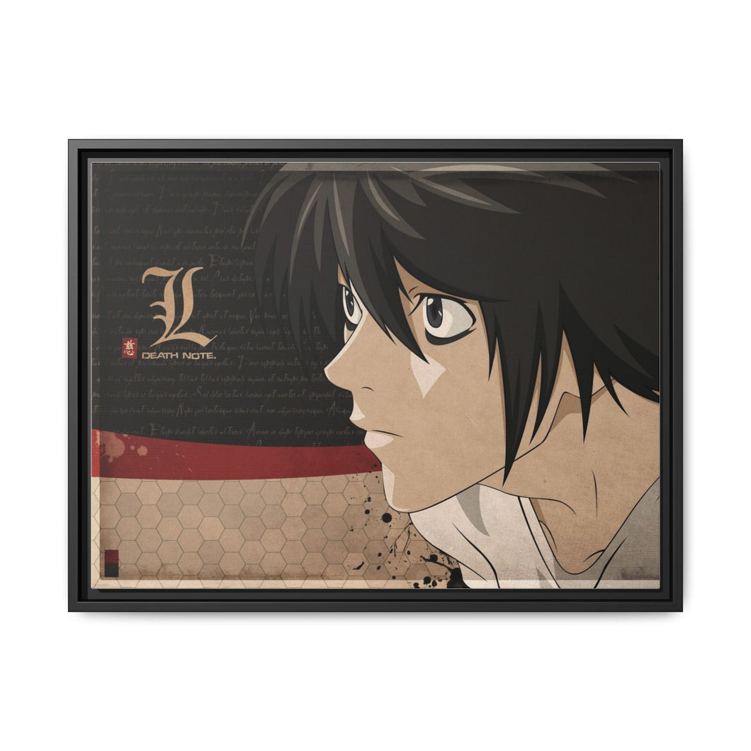 Death Note Canvas Framed Art Print