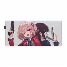 Load image into Gallery viewer, Lycoris Recoil Takina Inoue, Chisato Nishikigi RGB LED Mouse Pad (Desk Mat)
