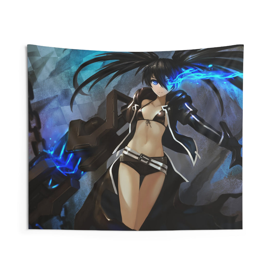 Black Rock Shooter Indoor Wall Tapestry