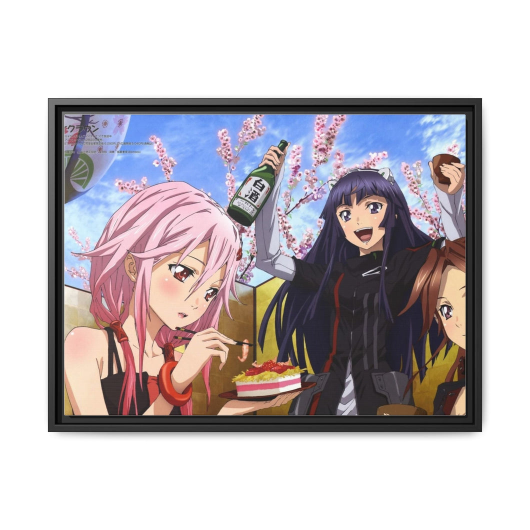 Guilty Crown Inori Yuzuriha, Ayase Shinomiya, Tsugumi Canvas Framed Art Print