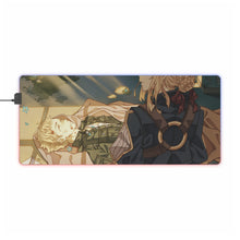 Load image into Gallery viewer, Violet Evergarden RGB LED Mouse Pad (Desk Mat)
