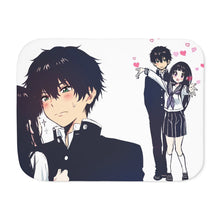 Load image into Gallery viewer, Eru Chitanda  And  Hōtarō Oreki Sherpa Blanket
