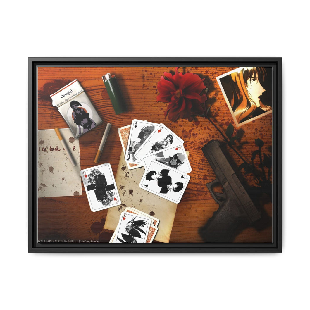 Anime Cowboy Bebop Canvas Framed Art Print