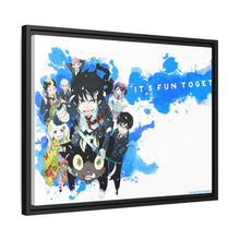 Load image into Gallery viewer, Blue Exorcist Canvas Framed Art Print
