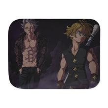 Load image into Gallery viewer, Meliodas and Ban Sherpa Blanket

