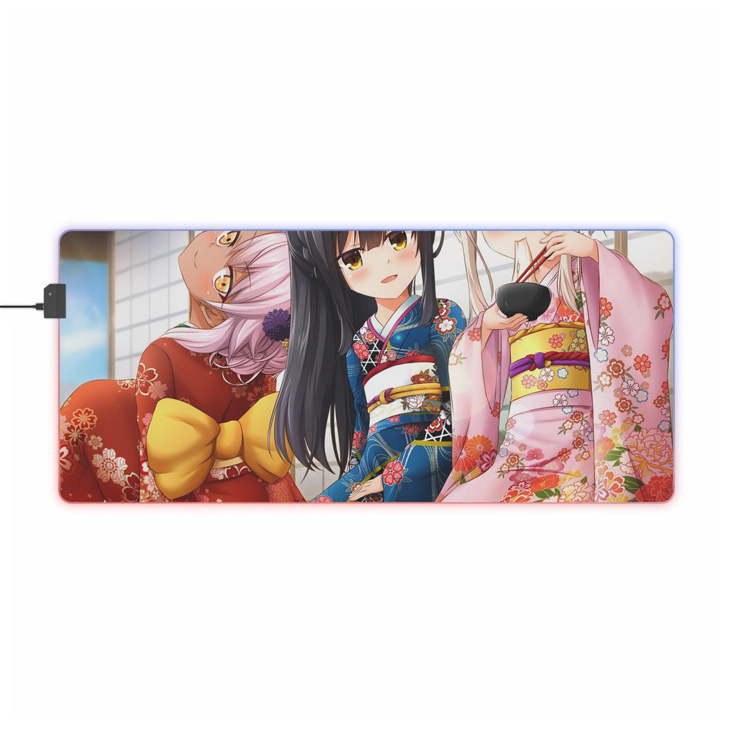 Fate/kaleid liner Prisma Illya RGB LED Mouse Pad (Desk Mat)