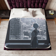 Load image into Gallery viewer, Anime Neon Genesis Evangelion Sherpa Blanket
