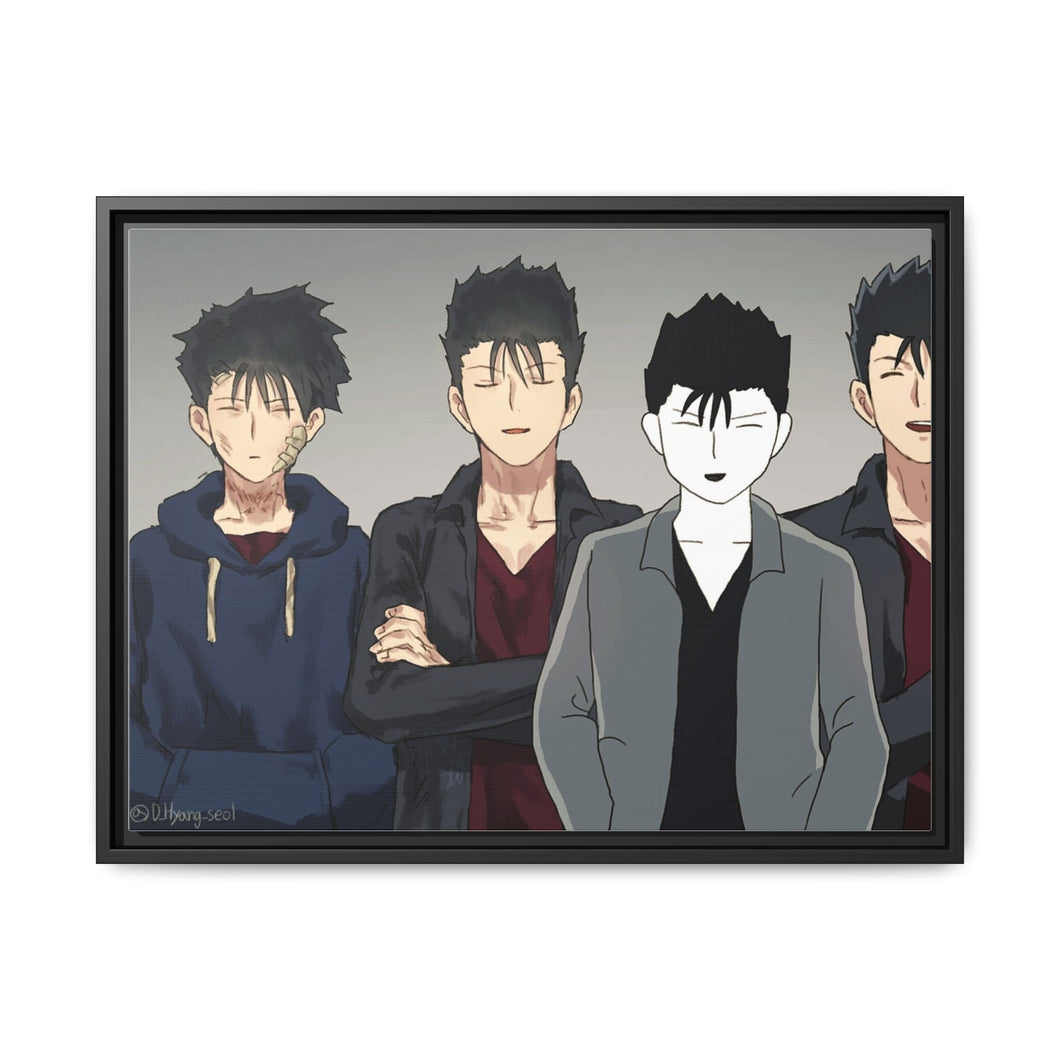 Mob Psycho 100 Canvas Framed Art Print