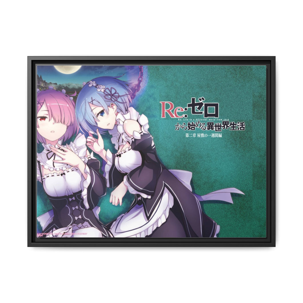 Anime Re:ZERO -Starting Life in Another World- Canvas Framed Art Print