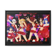 Happy Holidays from the Fairy Tail Girls Canvas Framed Art Print