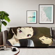 Load image into Gallery viewer, Satoshi Fukube And Mayaka Ibara  Faces Sherpa Blanket
