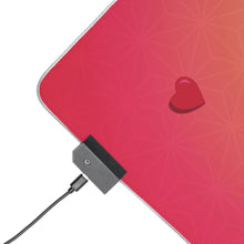 Load image into Gallery viewer, Blue Exorcist RGB LED Mouse Pad (Desk Mat)
