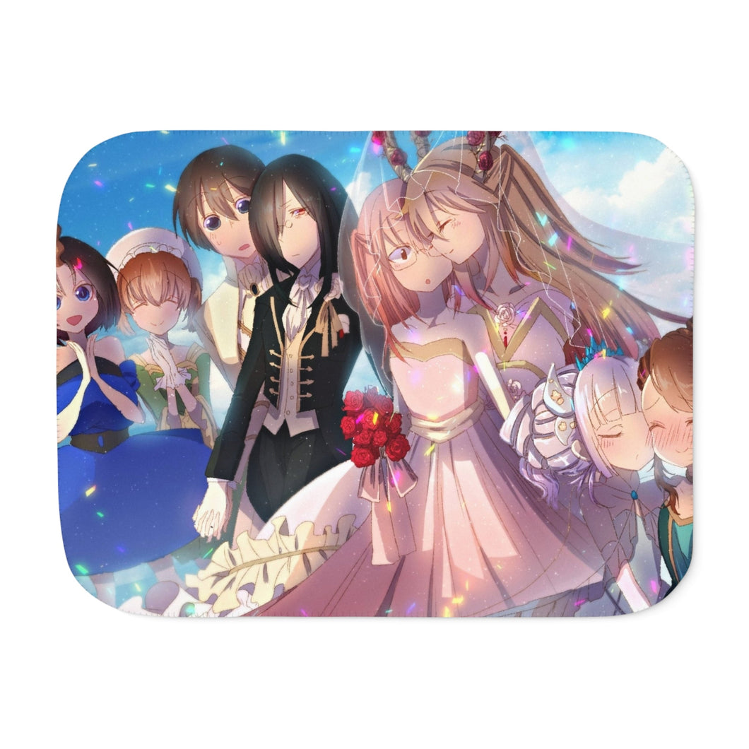 Miss Kobayashi's Dragon Maid Kanna Kamui, Elma, Fafnir, Kobayashi, Kobayashi San Chi No Maid Dragon Sherpa Blanket