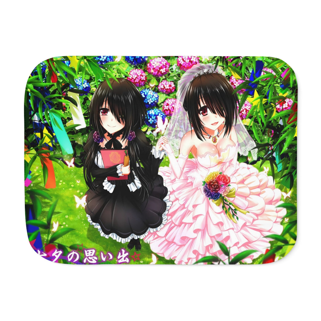 Anime Date A Liver Sherpa Blanket