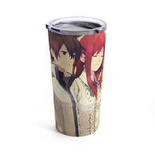 Load image into Gallery viewer, Fairy Tail Natsu Dragneel, Erza Scarlet, Gray Fullbuster, Lucy Heartfilia Tumbler 20oz
