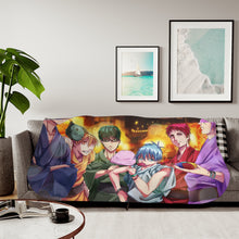 Load image into Gallery viewer, Kuroko&#39;s Basketball Tetsuya Kuroko, Daiki Aomine, Atsushi Murasakibara Sherpa Blanket
