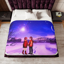 Load image into Gallery viewer, Anime ERASED Sherpa Blanket
