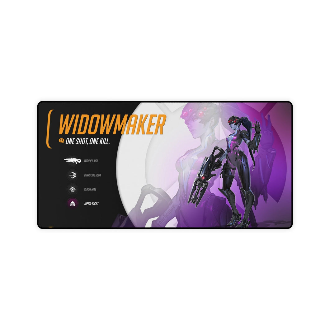 Overwatch factfile:widowmaker Mouse Pad (Desk Mat)
