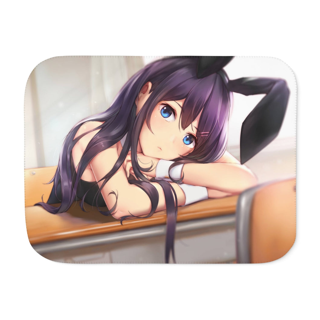 Rascal Does Not Dream Of Bunny Girl Senpai Sherpa Blanket