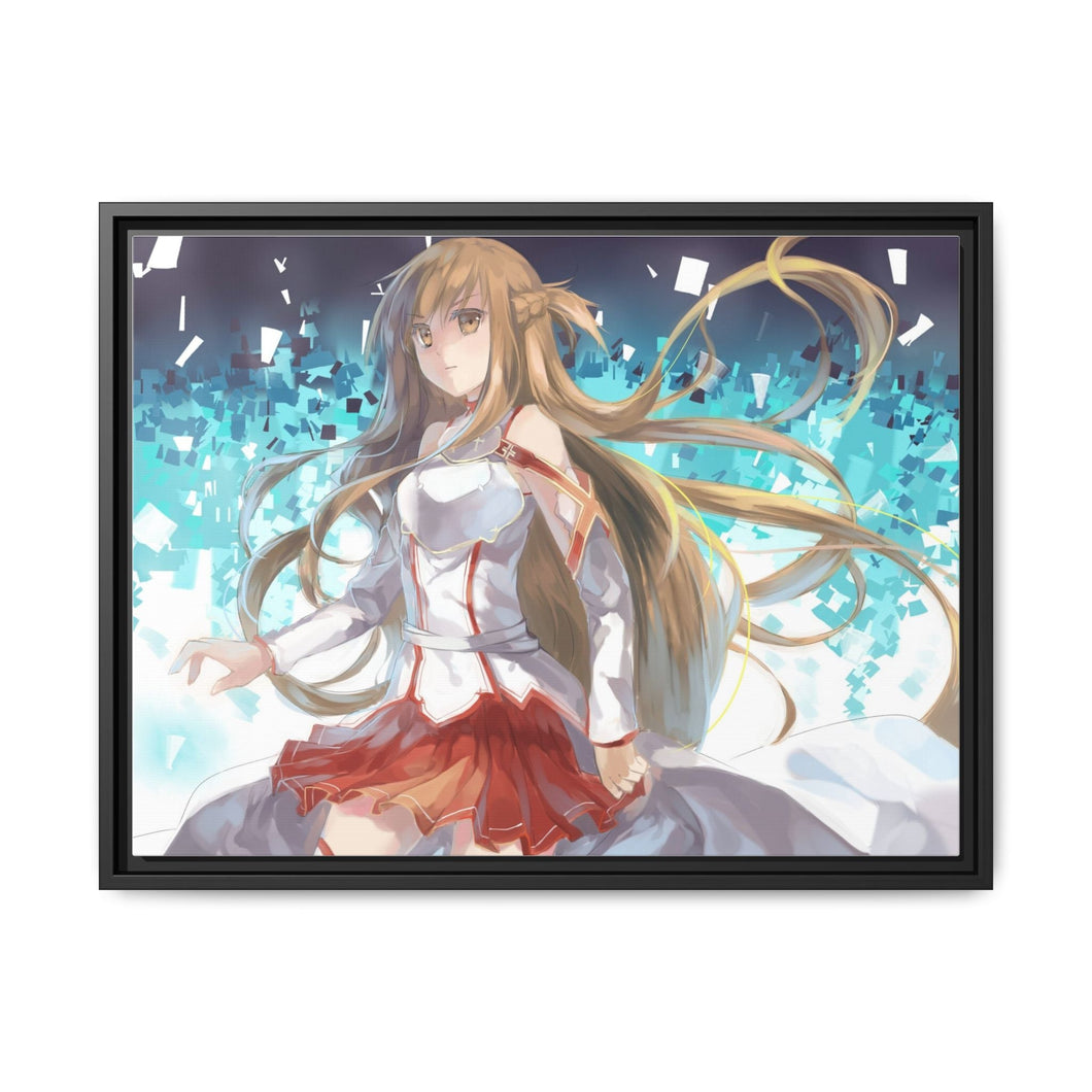 Asuna Yuuki Canvas Framed Art Print