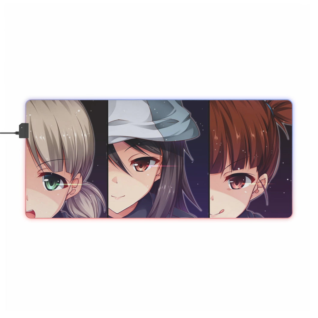 Girls und Panzer RGB LED Mouse Pad (Desk Mat)