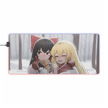 Load image into Gallery viewer, Reimu Hakurei &amp; Marisa Kirisame RGB LED Mouse Pad (Desk Mat)
