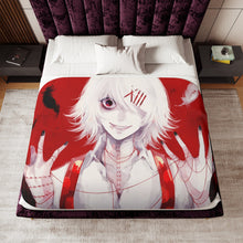 Load image into Gallery viewer, Anime Tokyo Ghoul Sherpa Blanket
