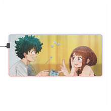 Load image into Gallery viewer, My Hero Academia Izuku Midoriya RGB LED Mouse Pad (Desk Mat)
