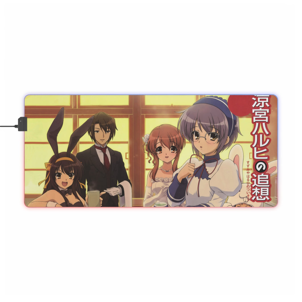 The Melancholy Of Haruhi Suzumiya RGB LED Mouse Pad (Desk Mat)
